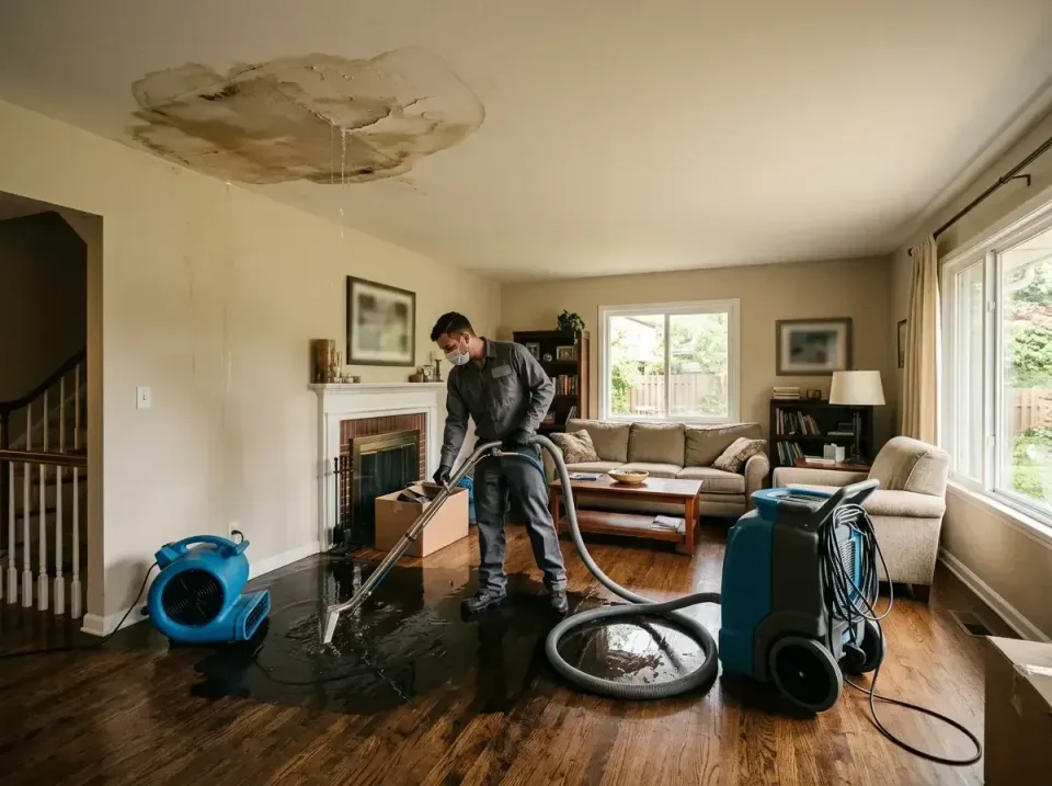 attic-pipe-burst-ceiling-drip-008 — frequently asked questions, Water Damage Restoration & Carpet Care in Crestline, CA